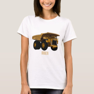 Camiseta Ilustração de desenho animado de caminhão Haul