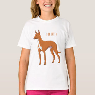 Camiseta Ilustração de desenho animado de cão aficionado po