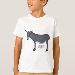 Camiseta Ilustração de desenho animado de Donkey