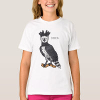 Ilustração de desenho animado de Harpy eagle