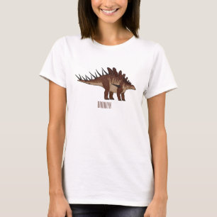 Camiseta Ilustração de desenho animado de Kentrosaurus