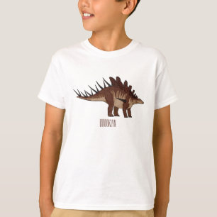 Camiseta Ilustração de desenho animado de Kentrosaurus