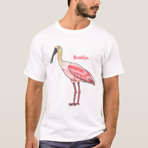 Camiseta Ilustração de desenho animado de pássaros