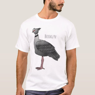 Camiseta Ilustração de desenho animado de pássaros no sul