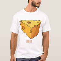 Ilustração de desenho animado de queijo