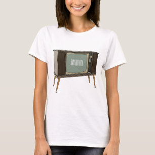 Camiseta Ilustração de desenho animado de televisão