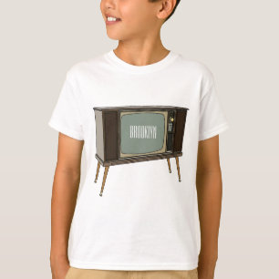 Camiseta Ilustração de desenho animado de televisão
