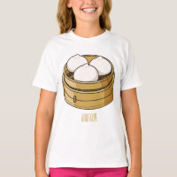 Ilustração de desenho animado Dim sum