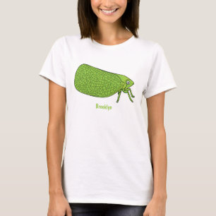 Camiseta Ilustração de desenho animado do inseto saltador