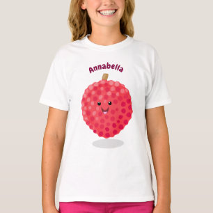 Camiseta Ilustração de desenho animado em forma de letra