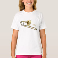 Ilustração de desenho animado Trombone