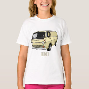 Camiseta Ilustração de desenho da van clássica