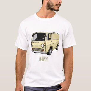 Camiseta Ilustração de desenho da van clássica