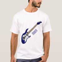 Ilustração de desenho de guitarra elétrica