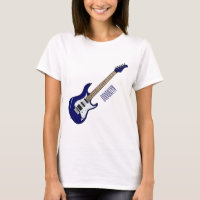 Ilustração de desenho de guitarra elétrica