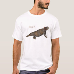 Camiseta Ilustração de desenho de lagarto com horda-regal