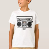 Ilustração de desenho de rádio