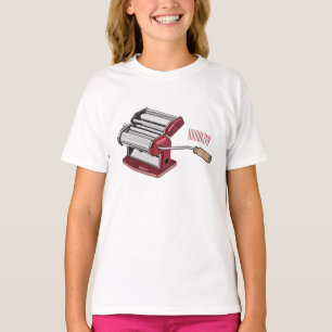 Camiseta Ilustração de desenho do fabricante de massas