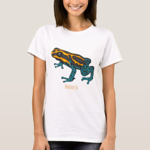 Camiseta Ilustração de desenho do sapo Dart Veneno
