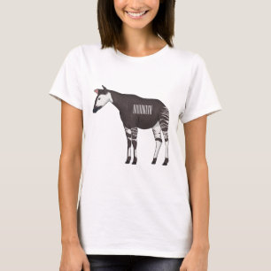 Camiseta Ilustração de desenho em Okapi