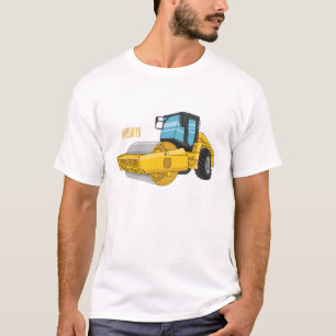 Camiseta Ilustração de desenho em rolo de estrada