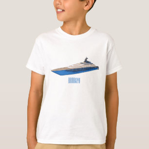 Camiseta Ilustração de desenho em Yacht
