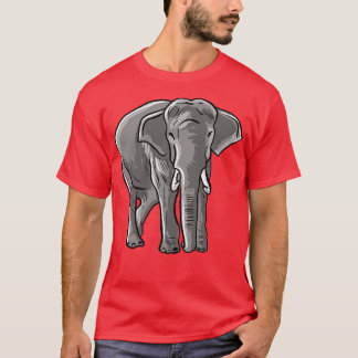 Camiseta Ilustração de elefante