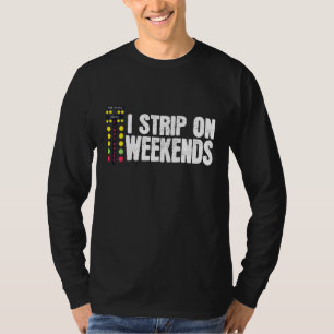 Camiseta Ilustração de Entusiasta de Corridas Humorosas