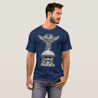 Camiseta Ilustração de Explosão Cerebral Ghettoblaster