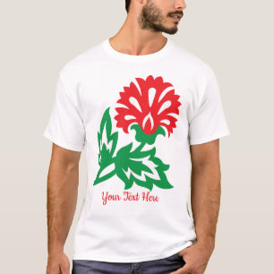 Camiseta Ilustração de Flor – Desenho Floral Elegante