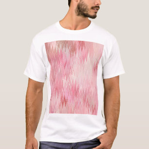 Camiseta Ilustração de fundo do mosaico rosa-abstrato