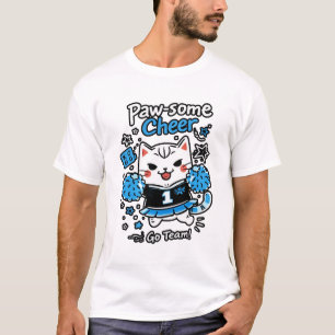 Camiseta Ilustração de Gata Animadora – Gata Animadora de E
