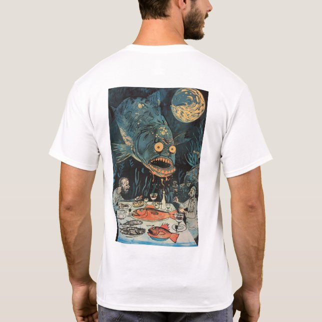Camiseta Ilustração de Glutonia do K84 por Tove Jansson T-S (Verso)