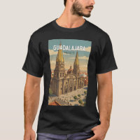 Ilustração de Guadalajara México Arte de Viagem Vi