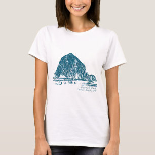 Camiseta Ilustração de Haystack Rock