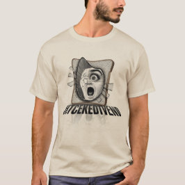 Camiseta Ilustração de Horror de Torrada de Espelho Quebrad