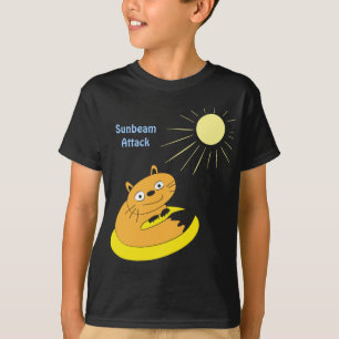 Camiseta Ilustração de Humor de Gato Introvertido Aconchega