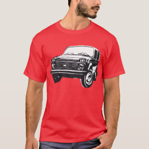 Camiseta Ilustração de Lada Niva