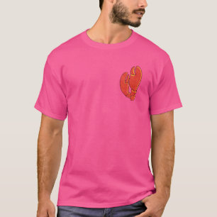 Camiseta Ilustração de lagostas de Lagosta Náutica Maine