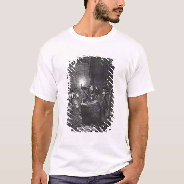 Camiseta Ilustração de "Le Lutrin" por Nicolas (Frente)