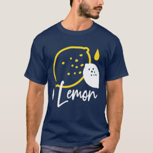 Camiseta Ilustração de Limão de abstrato - Citrinos frescos