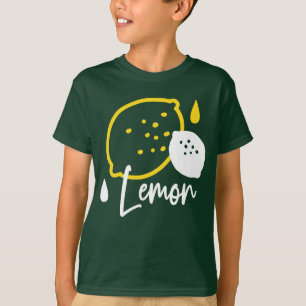 Camiseta Ilustração de Limão de abstrato - Citrinos frescos