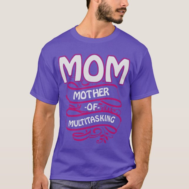 Camiseta Ilustração de Mãe para Retro Dia de as mães (Frente)