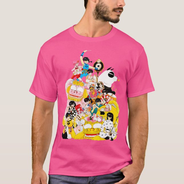 Camiseta Ilustração de manga Ranma 12 (Frente)