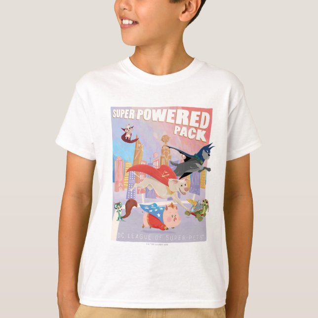 Camiseta Ilustração de Metrópolis de Super Powered Pack (Frente)