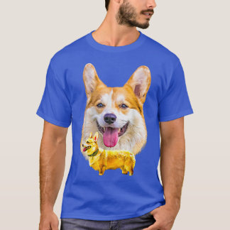 Camiseta Ilustração de Montagem de Cachorros de Pembroke We