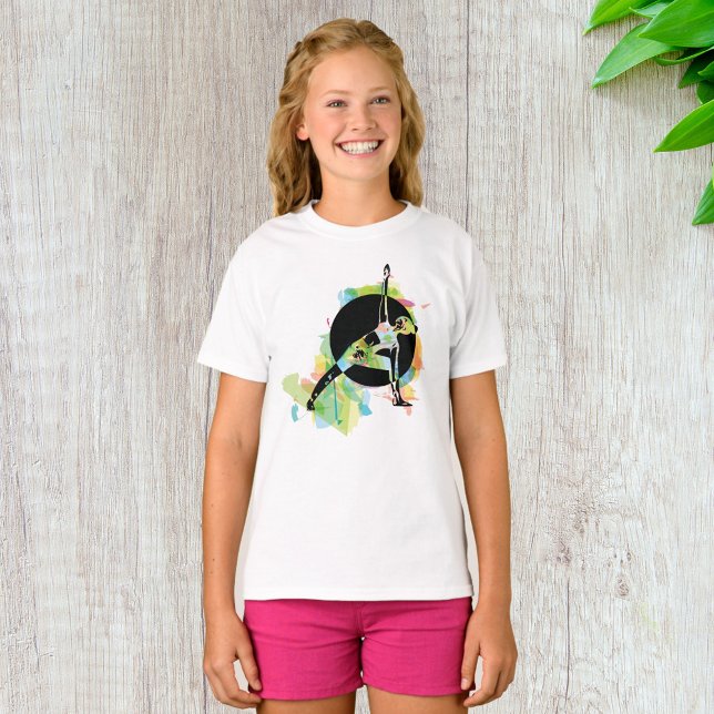 Camiseta Ilustração de Mulher Alongando (Criador carregado)