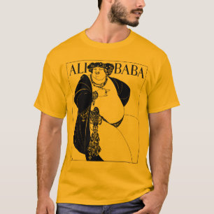Camiseta Ilustração de Nouveau da arte: Beardsley - babá
