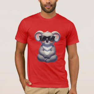 Camiseta Ilustração de Óculos de Sol de Coala Legal