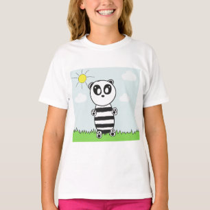 Camiseta Ilustração de Panda Fofo